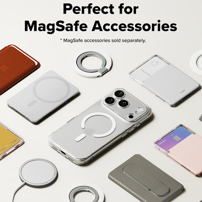 Husa MagSafe pentru Apple iPhone 18 Pro / 17 Pro, Ringke, Fusion, Transparenta Mata