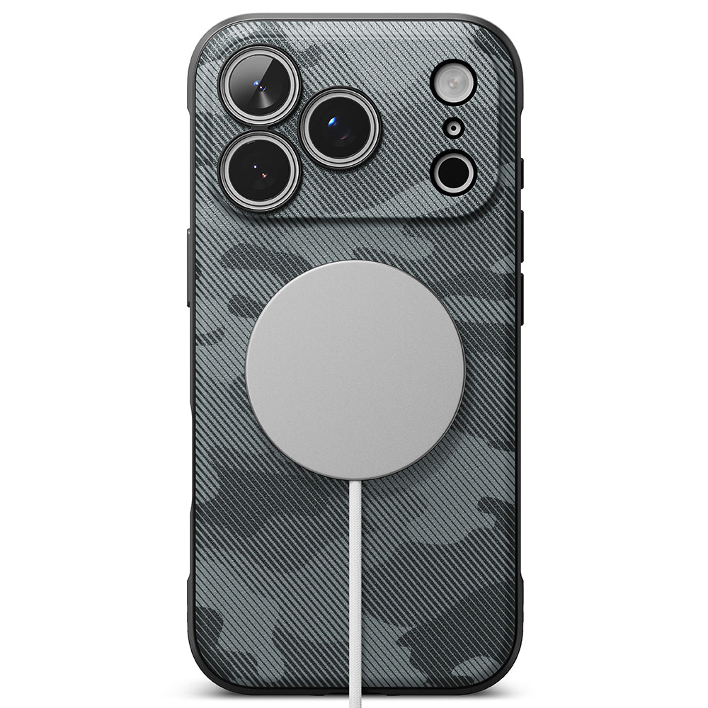 Husa MagSafe pentru Apple iPhone 18 Pro / 17 Pro, Ringke, Onyx, Camuflaj
