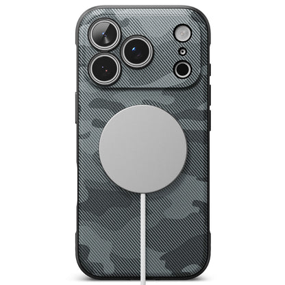 Husa MagSafe pentru Apple iPhone 18 Pro / 17 Pro, Ringke, Onyx, Camuflaj