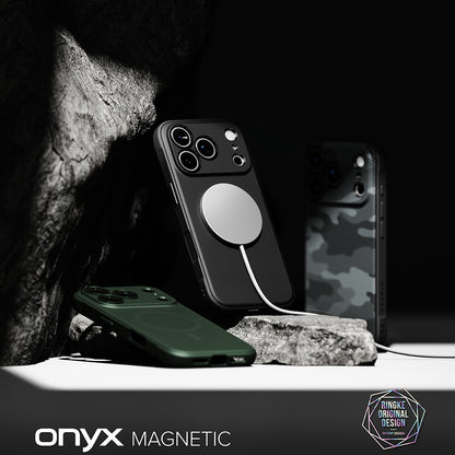 Husa MagSafe pentru Apple iPhone 18 Pro / 17 Pro, Ringke, Onyx, Camuflaj