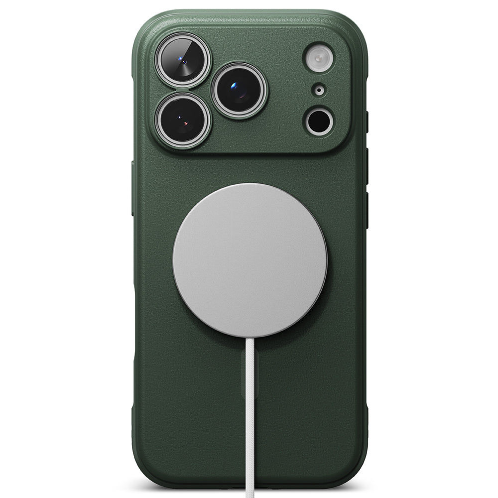 Husa MagSafe pentru Apple iPhone 18 Pro / 17 Pro, Ringke, Onyx, Verde Inchis