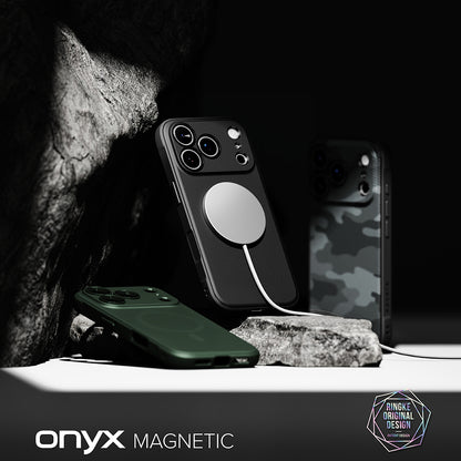 Husa MagSafe pentru Apple iPhone 18 Pro / 17 Pro, Ringke, Onyx, Verde Inchis