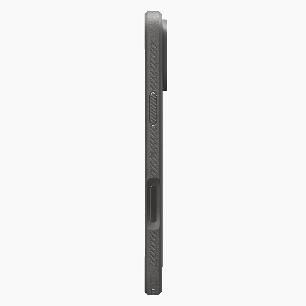 Husa MagSafe pentru Apple iPhone 18 Pro / 17 Pro, Spigen, Rugged Armor, Gri ACS12148