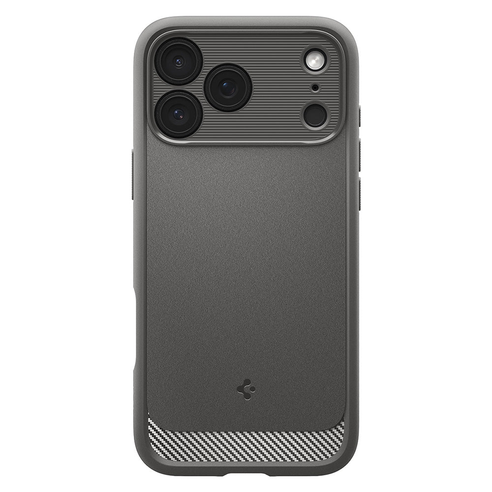 Husa MagSafe pentru Apple iPhone 18 Pro / 17 Pro, Spigen, Rugged Armor, Gri ACS12148