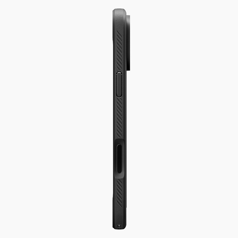 Husa MagSafe pentru Apple iPhone 18 Pro / 17 Pro, Spigen, Rugged Armor, Neagra Mata ACS12147