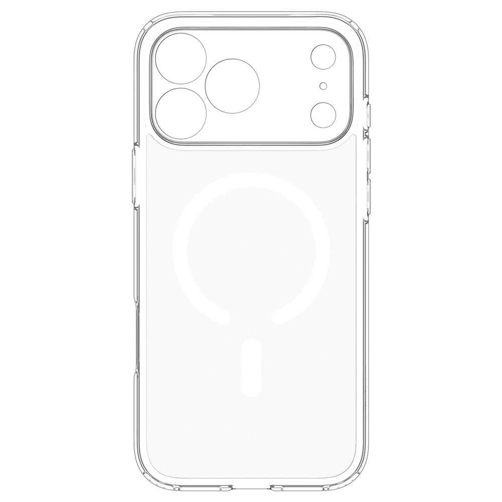Husa MagSafe pentru Apple iPhone 18 Pro / 17 Pro, Spigen, Ultra Hybrid, Alba Satinata ACS12161