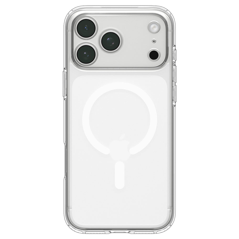 Husa MagSafe pentru Apple iPhone 18 Pro / 17 Pro, Spigen, Ultra Hybrid, Alba Satinata ACS12161