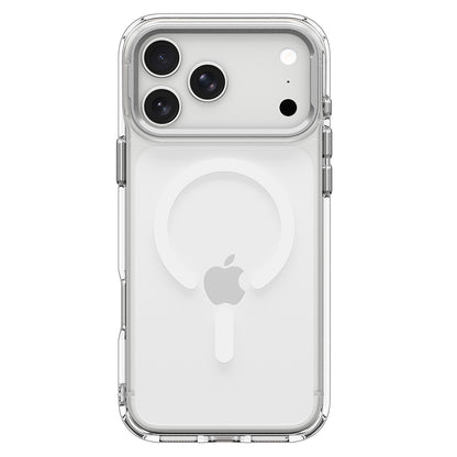 Husa MagSafe pentru Apple iPhone 18 Pro / 17 Pro, Spigen, Ultra Hybrid Optik S, Argintie Transparenta ACS11921