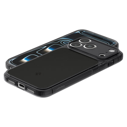 Husa MagSafe pentru Apple iPhone 18 Pro / 17 Pro, Spigen, Ultra Hybrid T, Neagra Mata ACS12171