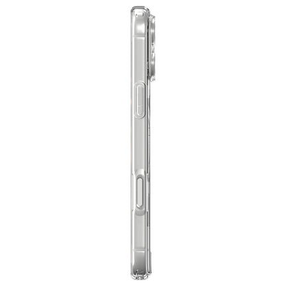 Husa MagSafe pentru Apple iPhone 18 Pro / 17 Pro, Spigen, Ultra Hybrid, Transparenta Alba ACS12155