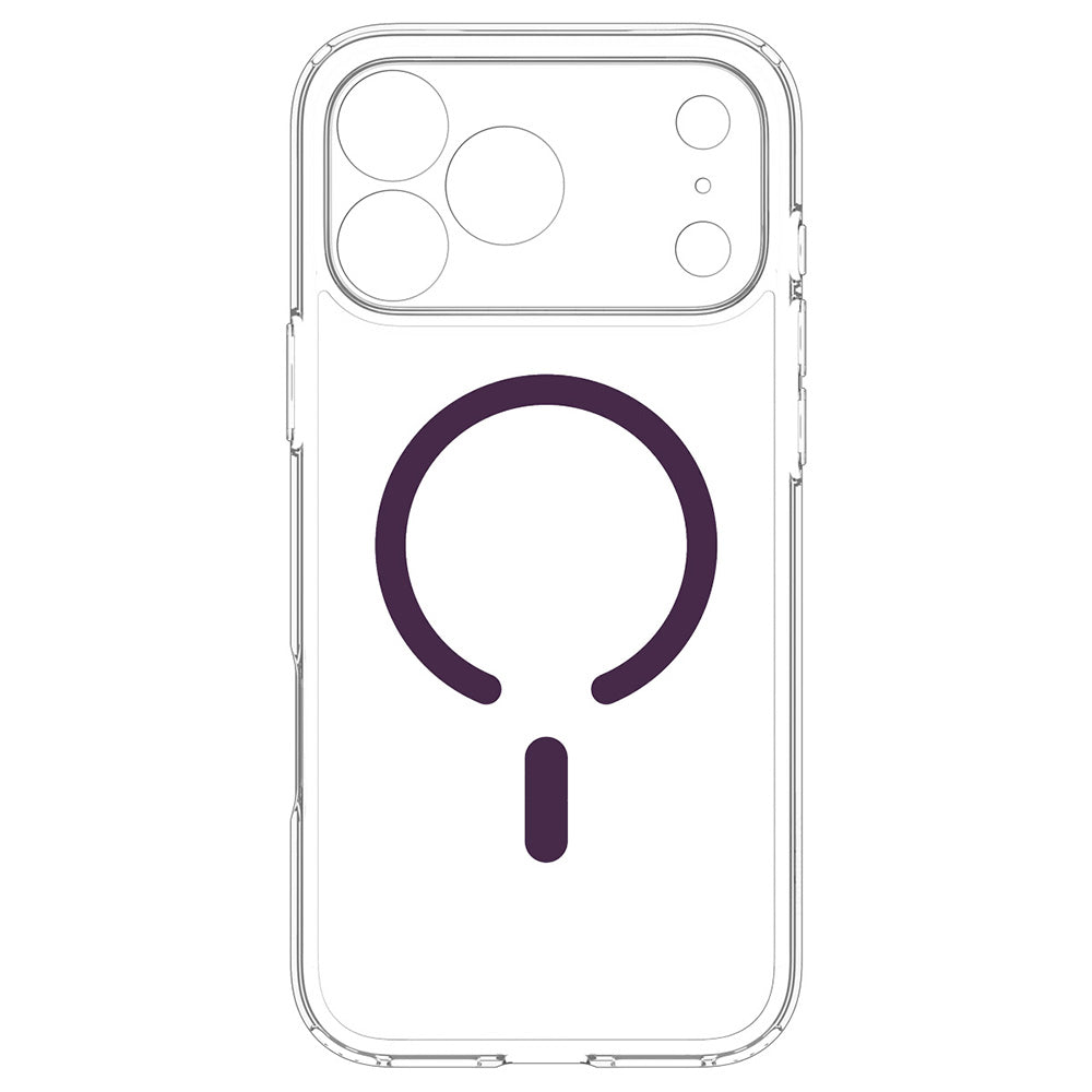 Husa MagSafe pentru Apple iPhone 18 Pro / 17 Pro, Spigen, Ultra Hybrid, Visinie Transparenta ACS12335