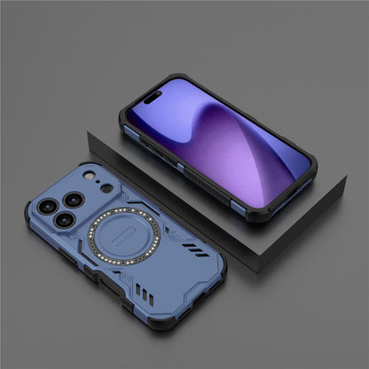 Husa MagSafe pentru Apple iPhone 18 Pro / 17 Pro, Techsuit, ArmorMag, Albastra