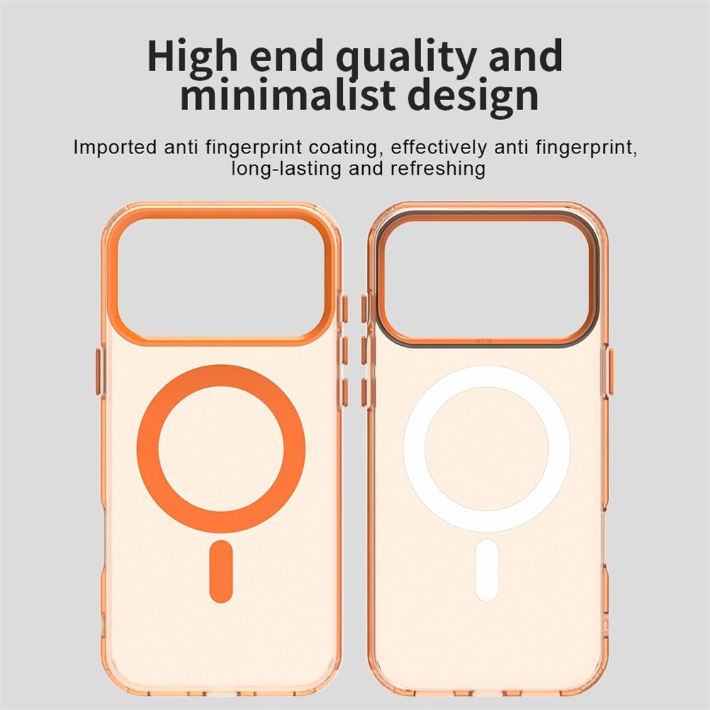 Husa MagSafe pentru Apple iPhone 18 Pro / 17 Pro, Techsuit, CandyCase, Portocalie