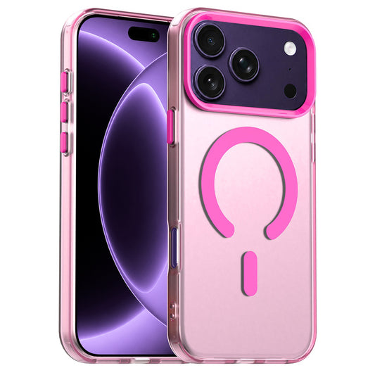 Husa MagSafe pentru Apple iPhone 18 Pro / 17 Pro, Techsuit, CandyCase, Roz
