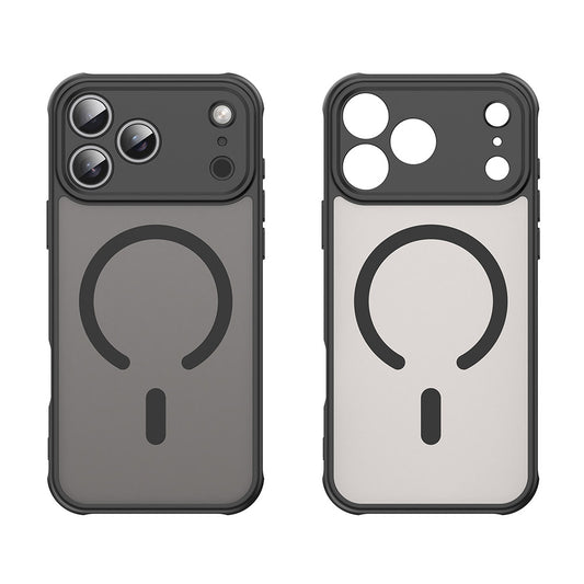 Husa MagSafe pentru Apple iPhone 18 Pro / 17 Pro, Techsuit, HaloFrost II, Neagra