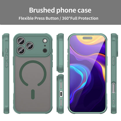 Husa MagSafe pentru Apple iPhone 18 Pro / 17 Pro, Techsuit, HaloFrost II, Verde