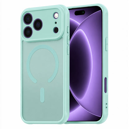Husa MagSafe pentru Apple iPhone 18 Pro / 17 Pro, Techsuit, HaloFrost II, Verde Deschis
