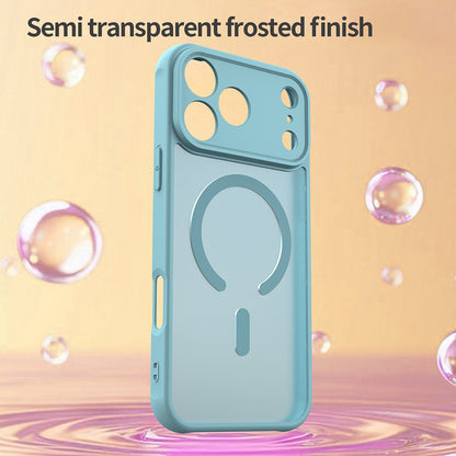 Husa MagSafe pentru Apple iPhone 18 Pro / 17 Pro, Techsuit, HaloFrost II, Verde Deschis