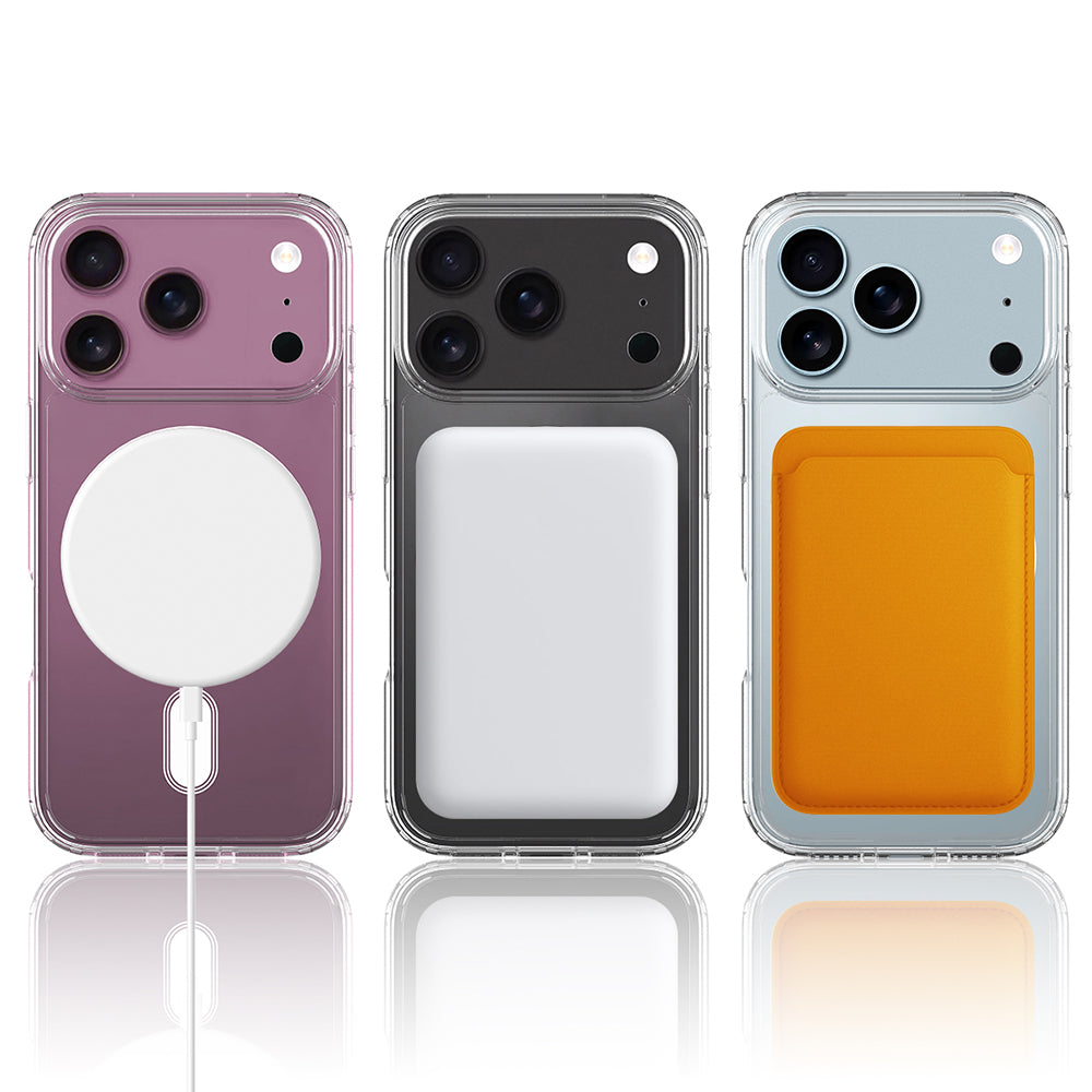Husa MagSafe pentru Apple iPhone 18 Pro / 17 Pro, Techsuit, Pro, Transparenta