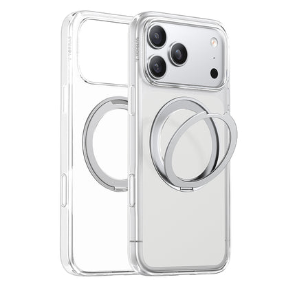 Husa MagSafe pentru Apple iPhone 18 Pro / 17 Pro, Torras, Ostand O1 Guardian, Transparenta