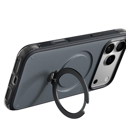 Husa MagSafe pentru Apple iPhone 18 Pro / 17 Pro, Torras, Ostand Q3 Air Essential, Neagra