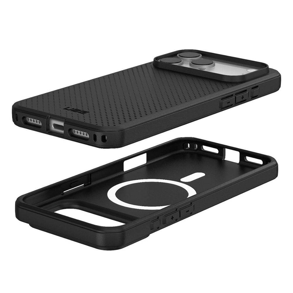 Husa MagSafe pentru Apple iPhone 18 Pro / 17 Pro, Urban Armor Gear, Dot, Neagra