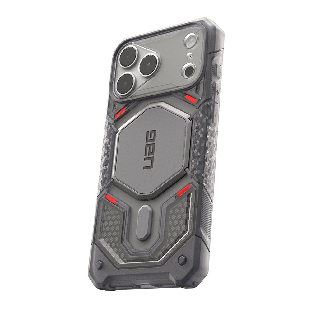 Husa MagSafe pentru Apple iPhone 18 Pro / 17 Pro, Urban Armor Gear, Monarch Pro, Gri Deschis