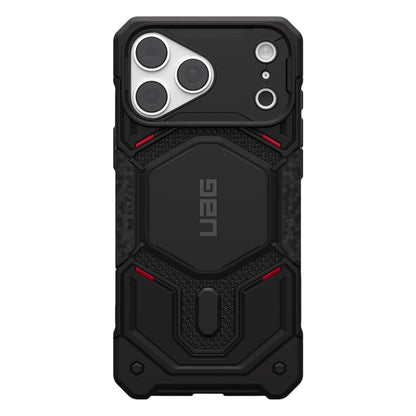 Husa MagSafe pentru Apple iPhone 18 Pro / 17 Pro, Urban Armor Gear, Monarch Pro Kevlar, Neagra
