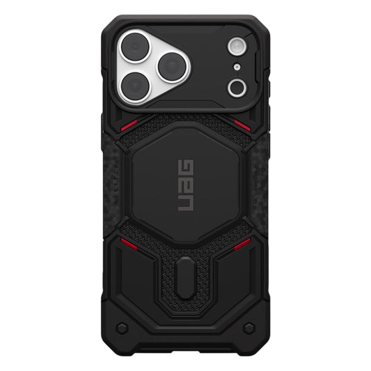 Husa MagSafe pentru Apple iPhone 18 Pro / 17 Pro, Urban Armor Gear, Monarch Pro Kevlar, Neagra
