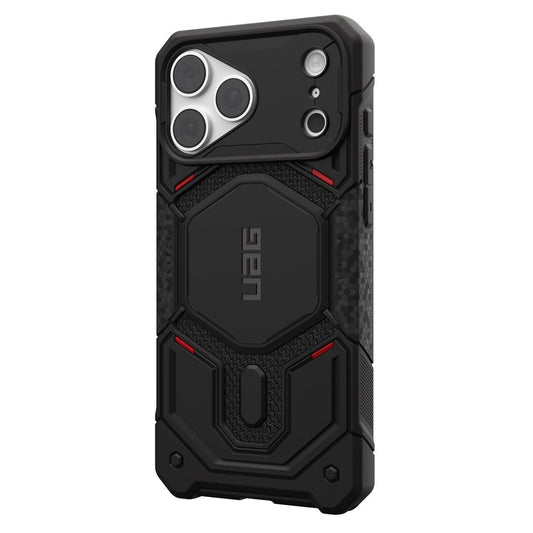 Husa MagSafe pentru Apple iPhone 18 Pro / 17 Pro, Urban Armor Gear, Monarch Pro Kevlar, Neagra