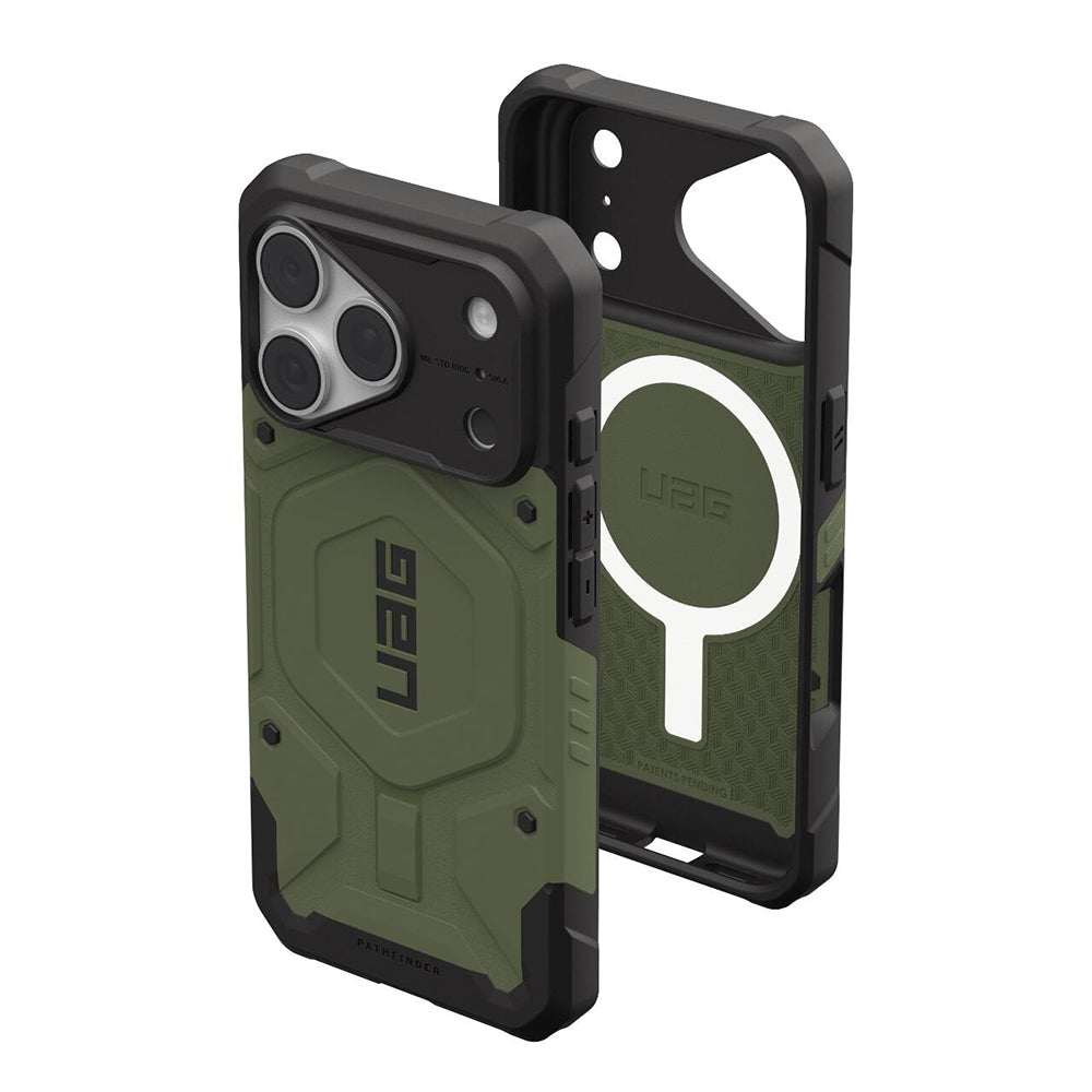 Husa MagSafe pentru Apple iPhone 18 Pro / 17 Pro, Urban Armor Gear, Pathfinder, Verde