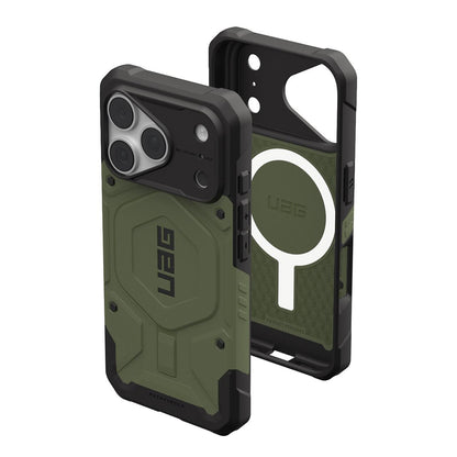 Husa MagSafe pentru Apple iPhone 18 Pro / 17 Pro, Urban Armor Gear, Pathfinder, Verde