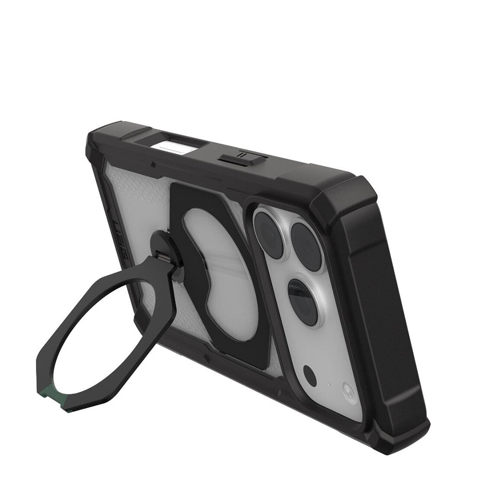 Husa MagSafe pentru Apple iPhone 18 Pro / 17 Pro, Urban Armor Gear, Plasma XTE, Neagra Transparenta