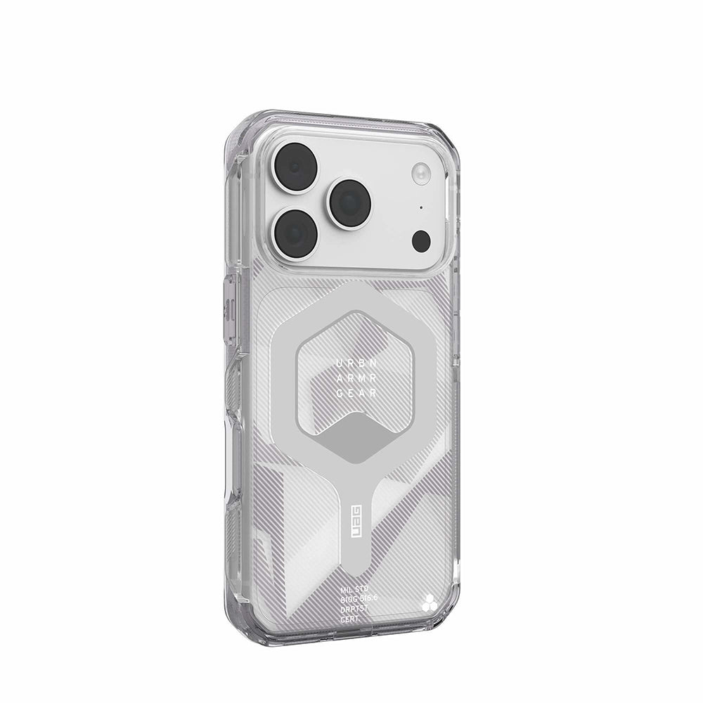Husa MagSafe pentru Apple iPhone 18 Pro / 17 Pro, Urban Armor Gear, Plyo, Argintie