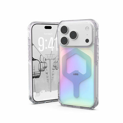Husa MagSafe pentru Apple iPhone 18 Pro / 17 Pro, Urban Armor Gear, Plyo, Iridescent