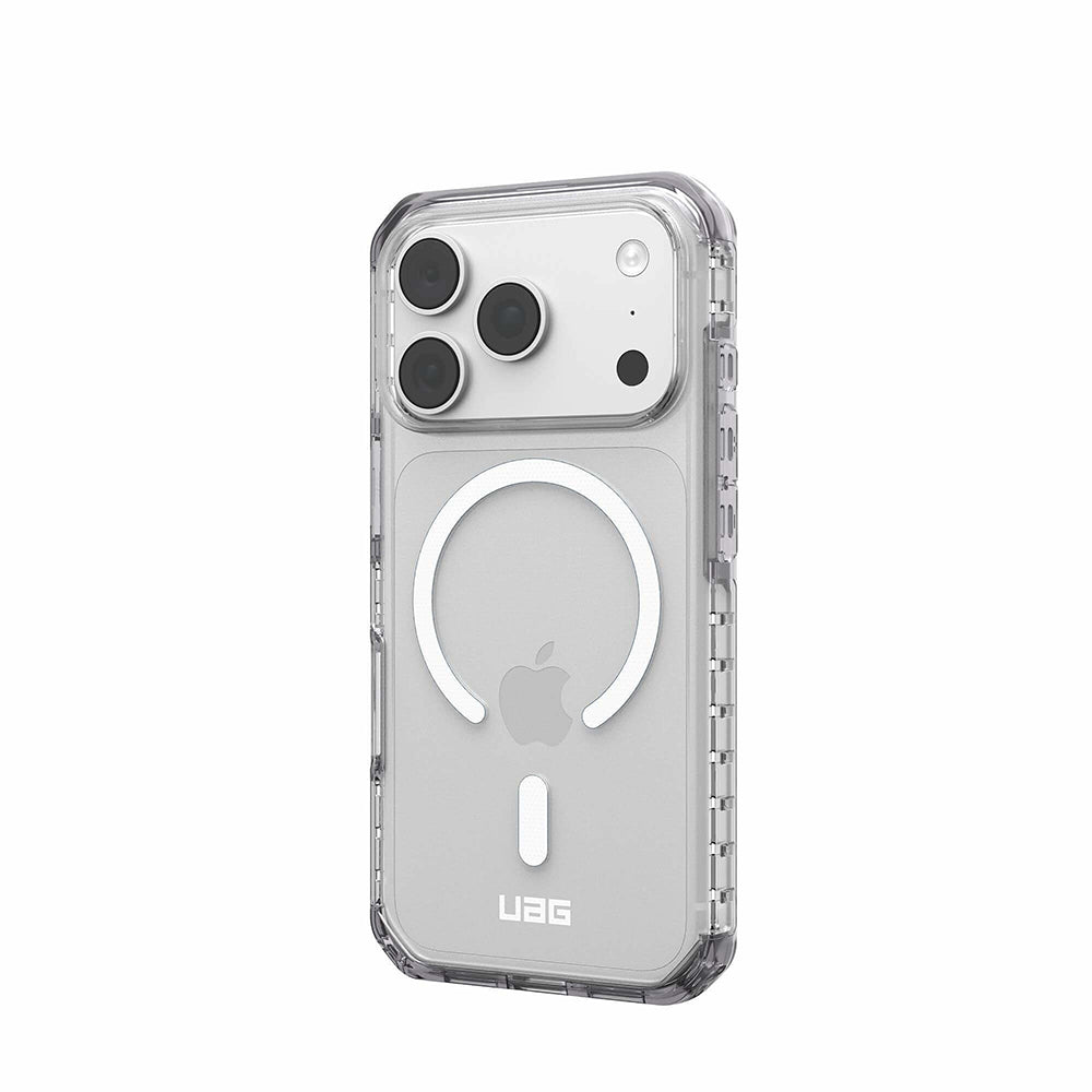 Husa MagSafe pentru Apple iPhone 18 Pro / 17 Pro, Urban Armor Gear, Plyo LT, Argintie
