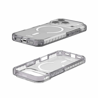 Husa MagSafe pentru Apple iPhone 18 Pro / 17 Pro, Urban Armor Gear, Plyo LT, Argintie