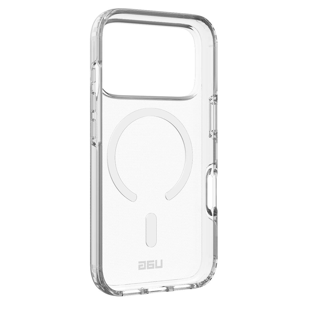Husa MagSafe pentru Apple iPhone 18 Pro / 17 Pro, Urban Armor Gear, Scout Clear, Alba