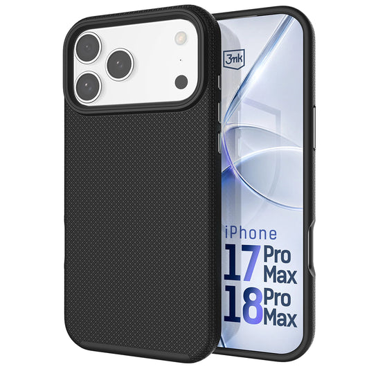 Husa MagSafe pentru Apple iPhone 18 Pro Max / 17 Pro Max, 3MK, Fortis, Neagra