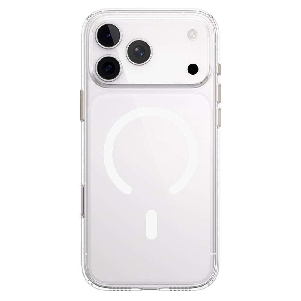 Husa MagSafe pentru Apple iPhone 18 Pro Max / 17 Pro Max, Blueo, Crystal+ Anti-Drop, Transparenta