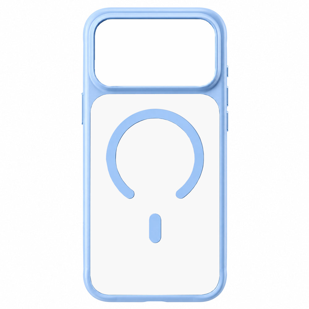Husa MagSafe pentru Apple iPhone 18 Pro Max / 17 Pro Max, Blueo, Skin Friendly Anti-Drop, Albastra Satinata