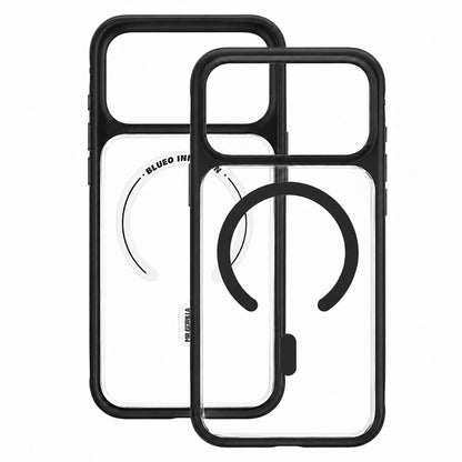 Husa MagSafe pentru Apple iPhone 18 Pro Max / 17 Pro Max, Blueo, Skin Friendly Anti-Drop, Neagra Satinata