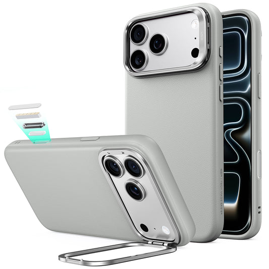 Husa MagSafe pentru Apple iPhone 18 Pro Max / 17 Pro Max, ESR, Atelier with Kickstand, Gri