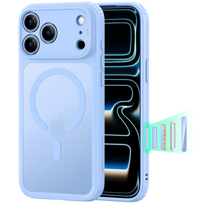 Husa MagSafe pentru Apple iPhone 18 Pro Max / 17 Pro Max, ESR, Classic Hybrid, Bleu Satinata