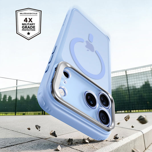 Husa MagSafe pentru Apple iPhone 18 Pro Max / 17 Pro Max, ESR, Classic Hybrid Kickstand, Bleu Satinata