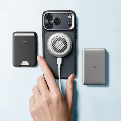 Husa MagSafe pentru Apple iPhone 18 Pro Max / 17 Pro Max, ESR, Classic Hybrid Kickstand, Neagra Satinata