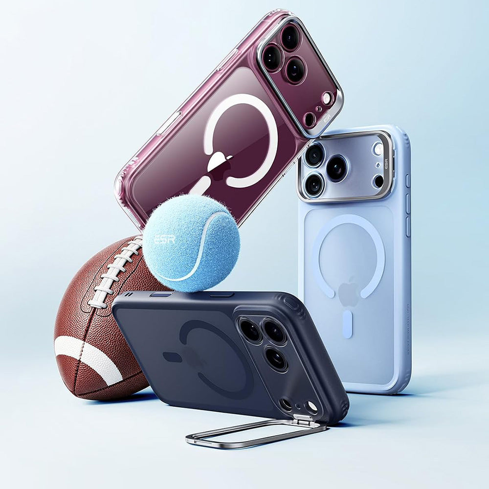 Husa MagSafe pentru Apple iPhone 18 Pro Max / 17 Pro Max, ESR, Classic Hybrid Kickstand, Visinie Inchis Satinata