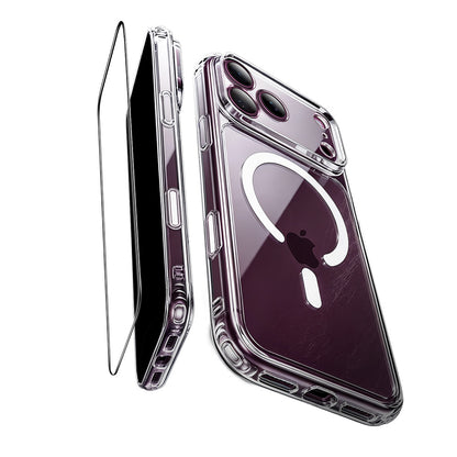 Husa MagSafe pentru Apple iPhone 18 Pro Max / 17 Pro Max, ESR, Classic Hybrid with Screen Protector, Transparenta