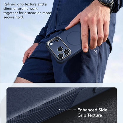 Husa MagSafe pentru Apple iPhone 18 Pro Max / 17 Pro Max, ESR, Cyber Armor Kickstand, Albastra