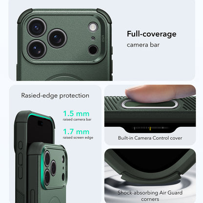 Husa MagSafe pentru Apple iPhone 18 Pro Max / 17 Pro Max, ESR, Cyber, Verde